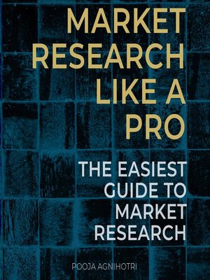 cover image of Market Research Like a Pro